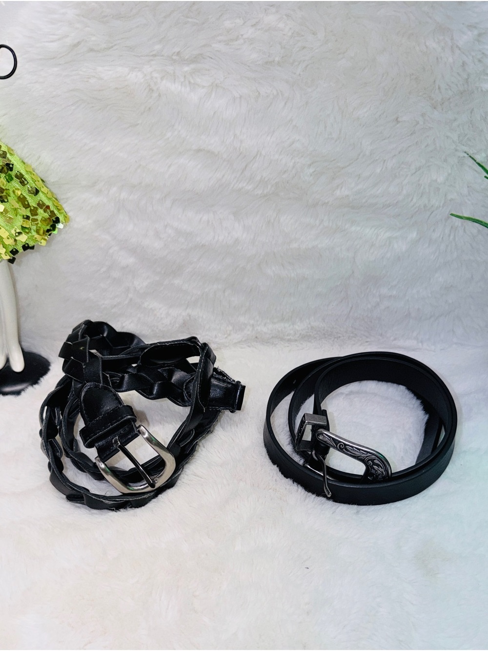 FREE Ladies Braided & Western Belts Set 34-37”, Add to Cart, Send Offer Less $5